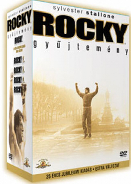 Sylvester Stallone, John_G. Avildsen - Rocky verhetetlen gyűjtemény (Rocky 1-5. - 5 DVD) *Antikvár-Jó állapotú*  