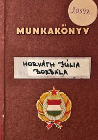 Horváth Júlia Borbála - Munkakönyv