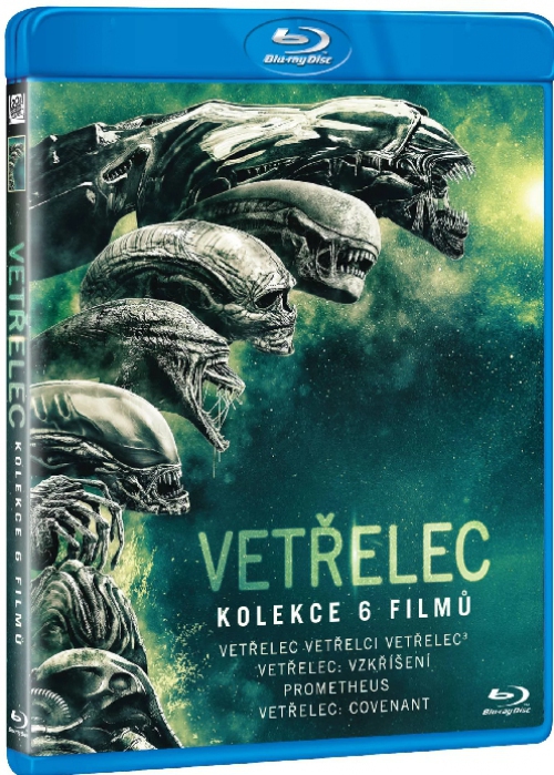 James Cameron, Ridley Scott, Jean-Pierre Jeunet, David Fincher - Alien - 6 filmes gyűjtemény (6 Blu-ray) *Import-Magyar szinkronnal*