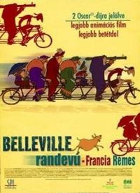 Sylvain Chomet - Belleville randevú - Francia rémes (1 DVD) *Antikvár-Kiváló állapotú*