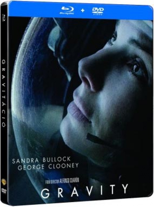 Alfonso Cuarón - Gravitáció - limitált, fémdobozos változat (Blu-ray + DVD) *Antikvár-Kiváló állapotú-Magyar kiadás*