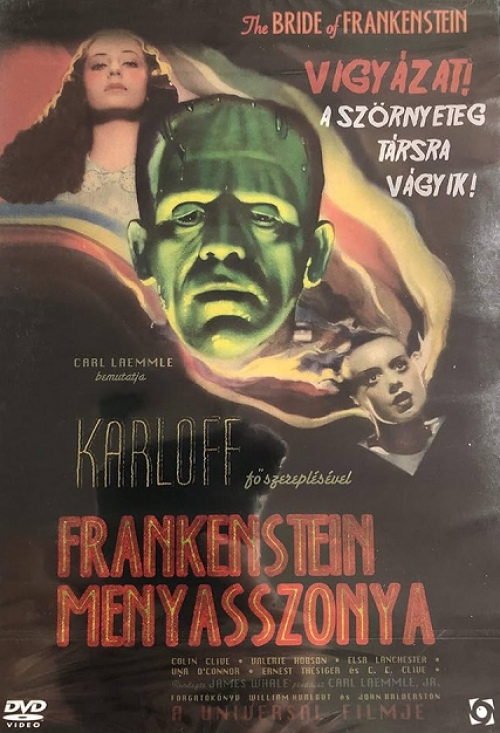 James Whale - Frankenstein menyasszonya (DVD)  *1935 kiadás*