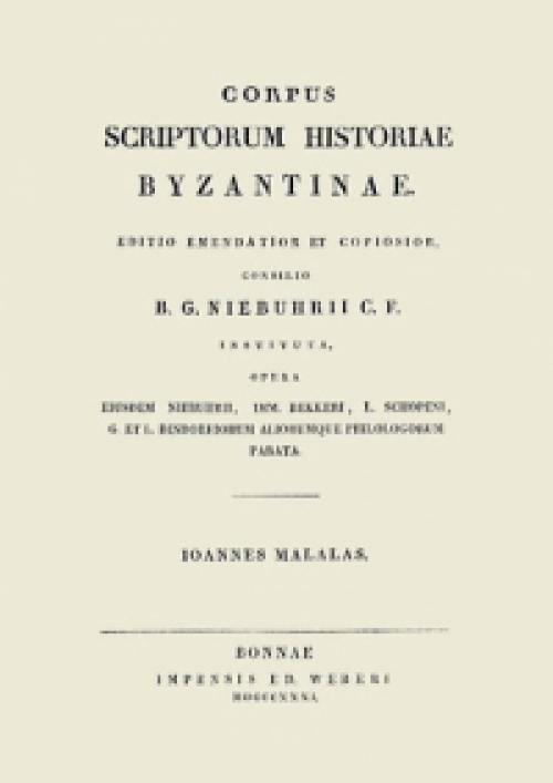 Malalasz Ióannész - Ioannis Malalae Chronographia
