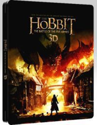 Peter Jackson - A hobbit: Az öt sereg csatája - négylemezes, fémdobozos változat (steelbook) (2 Blu-ray 3D + 2 Blu-ray) (20267)