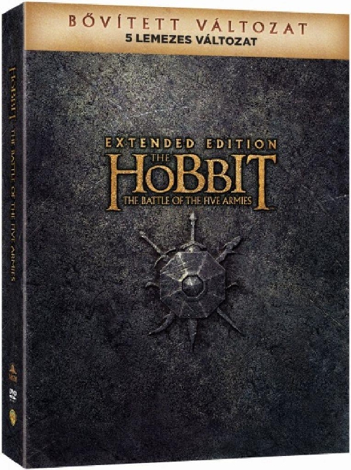 Peter Jackson - A hobbit: Az öt sereg csatája - bővített, extra változat (5 DVD) (limitált, digipackos verzió) *21844*