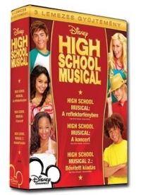 Kenny Ortega - High School Musical gyűjtemény (3 DVD) 1-3. Díszdobozos