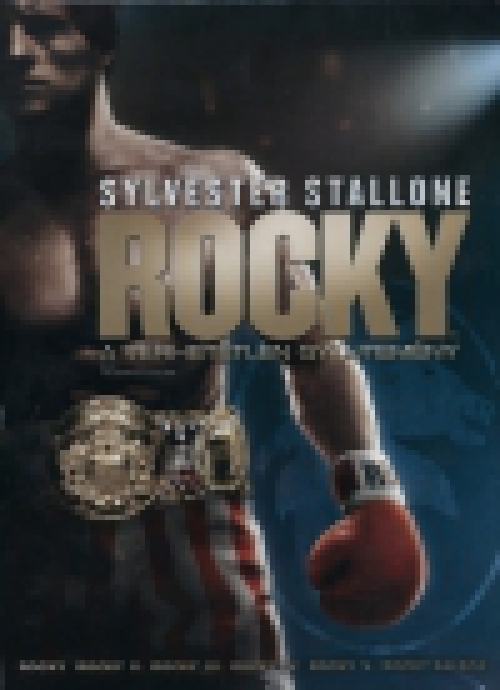 Rocky verhetetlen gyűjtemény (Rocky 1-6. - 6 DVD) *Szinkronos* *Antikvár-Jó állapotú*  