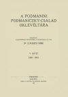 A podmanini Podmaniczky-család oklevéltára V. 1556-1641.