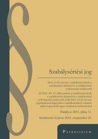  - Szabálysértési jog - 2015. július 11.