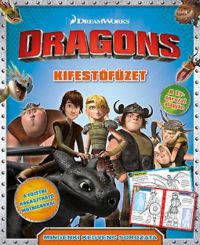  - Dragons - kifestőfüzet matricákkal