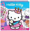 Hello Kitty - kreatív matricás színező