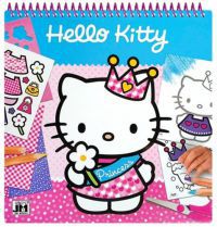  - Hello Kitty - kreatív matricás színező