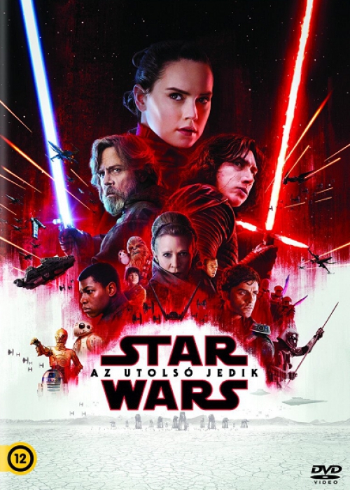Rian Johnson, George Lucas - Star Wars: Az utolsó jedik (DVD) *Antikvár-Kiváló állapotú*