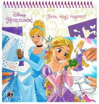  - Disney Hercegnők - kreatív matricás színező