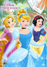  - Disney Hercegnők - A4 színező 2