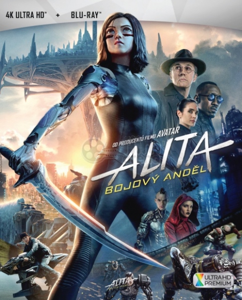Robert Rodriguez, James Cameron - Alita: A harc angyala (4K UHD+Blu-ray) *Import - Magyar szinkronnal*