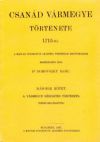 Csanád vármegye története 1715-ig. II.