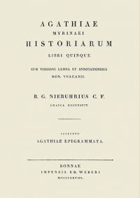 Agathias - Agathiae Myrinaei Historiarum libri quinque