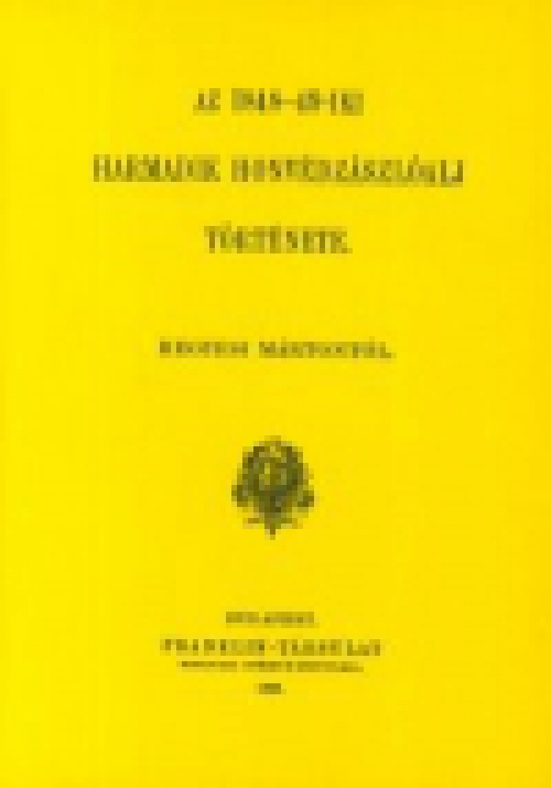 Az 1848-49-iki harmadik honvédzászlóalj története