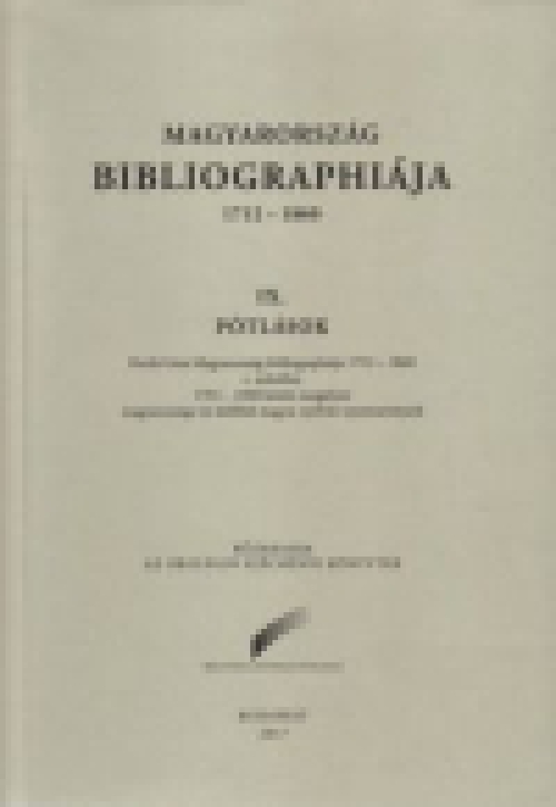 Magyarország Bibliographiája 1712-1860