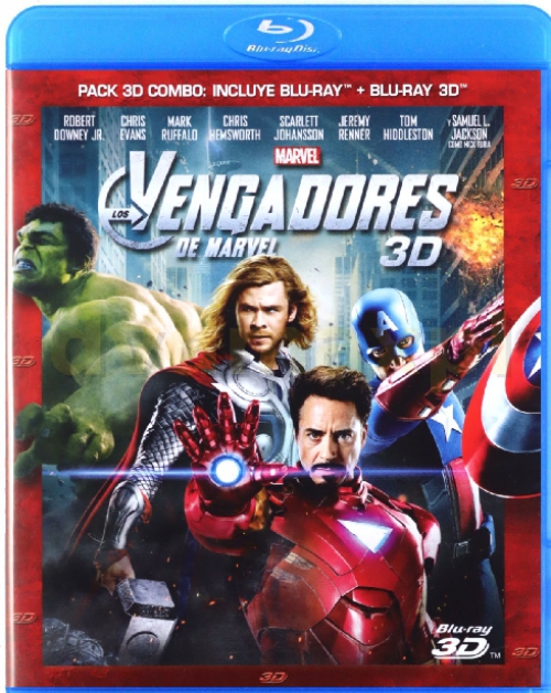 Joss Whedon - Bosszúállók *2012* (3D Blu-ray + Blu-ray) *Import - Magyar szinkronnal*