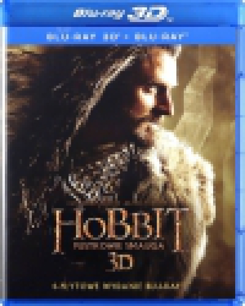 A hobbit - Smaug pusztasága (3D Blu-ray + 2 Blu-ray) *Magyar kiadás - Antikvár - Kiváló állapotú*