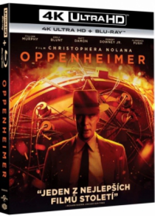 Christopher Nolan - Oppenheimer (4K UHD BD+ Blu-ray+bonus disk) *Angol hangot és Angol feliratot tartalmaz*