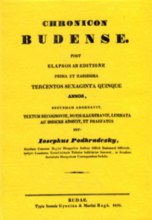 Podhraczky József - Chronicon Budense