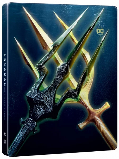 James Wan - Aquaman és az Elveszett Királyság (Blu-ray+DVD) -limitált, fémdobozos kiadás *motiv Tridents* *Import-Angol hangot és Angol feliratot tartalmaz*