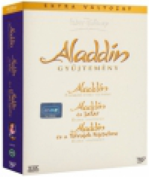 Aladdin trilógia (4 DVD) Díszdobozos kiadás *Antikvár - Kiváló állapotú gyűjtemény*