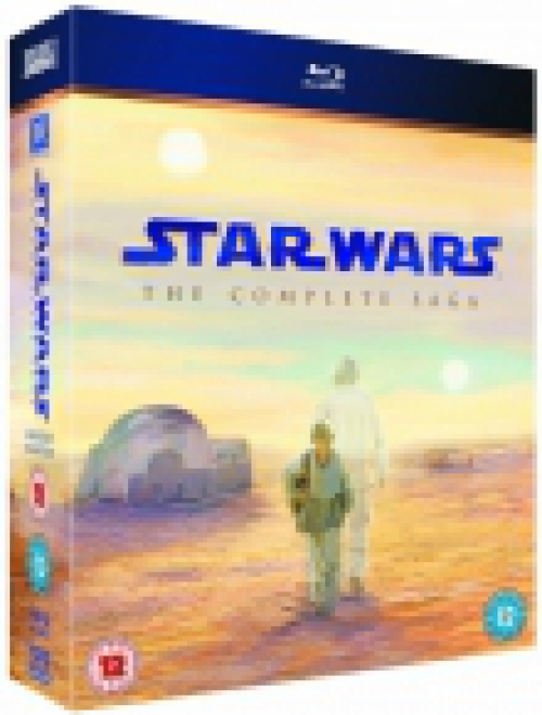 Star Wars - A teljes sorozat (I-VI. rész) (9 Blu-ray) *Díszdobozos gyűjtemény* *Antikvár - Kiváló állapotú*