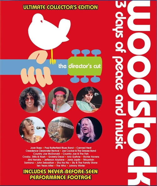Michael Wadleigh - Woodstock - 3 Days of Peace & Music (Rendezői változat) (4 DVD) *Antikvár - Kiváló állapotú*