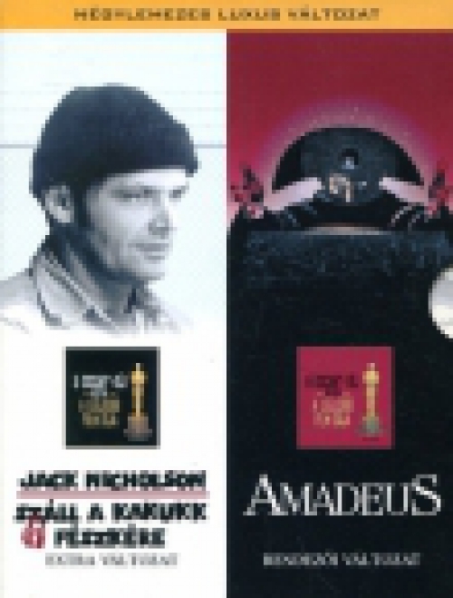 Jack Nicholson - Száll a kakukk fészkére / Amadeus (4 DVD) *Négylemezes luxus változat)* - *Antikvár - Kiváló állapotú*