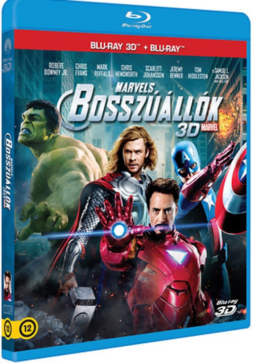 Joss Whedon - Bosszúállók (3D Blu-ray + BD) 2 lemezes kiadás - *Magyar kiadás - Antikvár - Kiváló állapotú*
