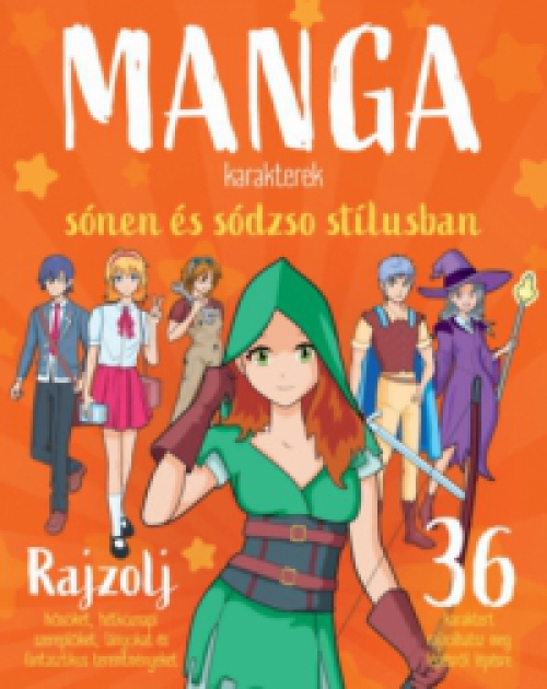  - Manga karakterek sónen és sódzso stílusban