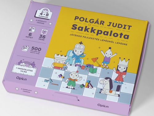 Polgár Judit - Sakkpalota - A komplett csomag - Játékos fejlesztés lépésről lépésre