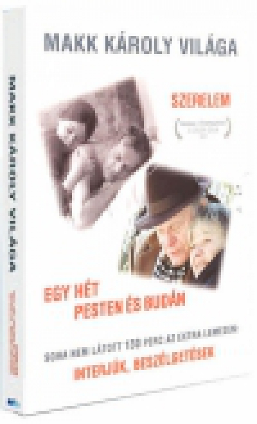 Makk Károly világa - Szerelem / Egy hét Pesten és Budán / Interjúk, beszélgetések (3 DVD) *Antikvár - Kiváló állapotú*