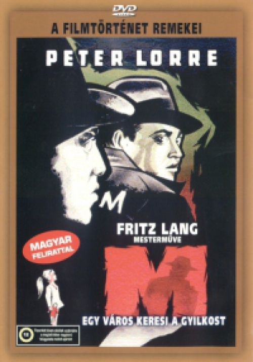 Fritz Lang - M – Egy város keresi a gyilkost (DVD) *Antikvár - Kiváló állapotú*