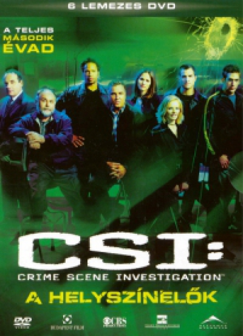 Kenneth Fink, Richard J. Lewis, Alec Smight, Danny Cannon, Brad Tanenbaum, Jeffrey G. Hunt, Louis Shaw Milito, Frank Waldeck, Quentin Tarantino - CSI: A helyszínelők - A teljes második évad (6 DVD) *Díszdobozos - Antikvár - Kiváló állapotú* 