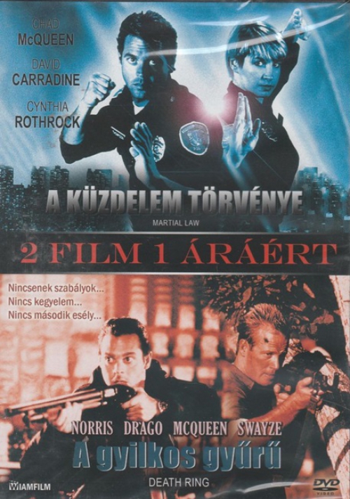 Steve Cohen, R. J. Kizer - A küzdelem törvénye / A gyilkos gyűrű (DVD) *Antikvár - Kiváló állapotú*