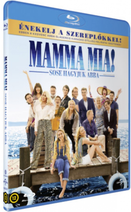 Ol Parker - Mamma Mia! Sose hagyjuk abba (Blu-ray) *Karaoke*  *Magyar kiadás - Antikvár-Kiváló állapotú* 