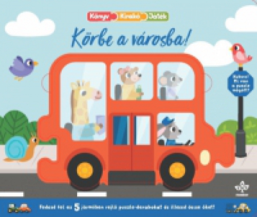  - Körbe a városba! - Fedezd fel az 5 járműben rejlő puzzle-darabokat és illeszd össze őket!