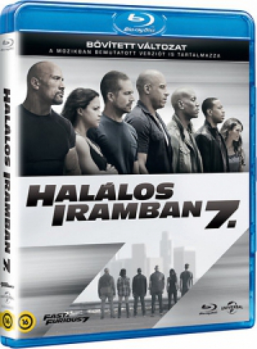 James Wan - Halálos iramban 7. (Blu-ray) *Bővített változat - Magyar kiadás - Antikvár - Kiváló állapotú*