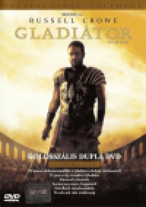 Gladiátor (2 DVD) *Kolosszális dupla DVD* *Magyar feliratos* *Antikvár - Kiváló állapotú*