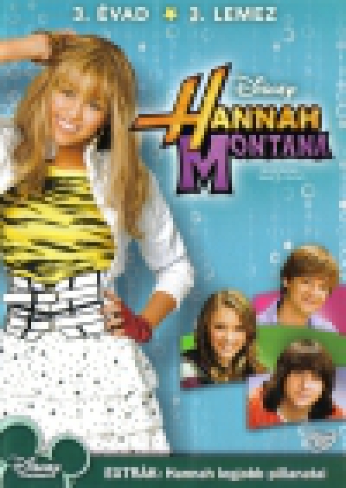 Hannah Montana - 3. évad 3. lemez (DVD) *Antikvár - Kiváló állapotú*