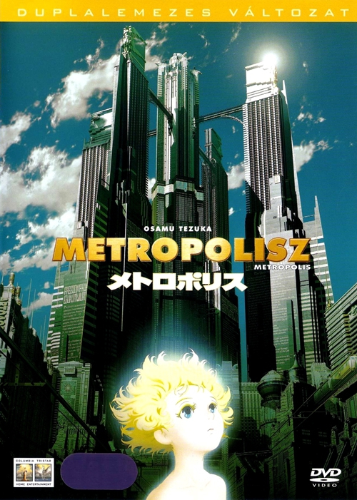 Rintaro - Metropolisz (2 DVD) Duplalemezes változat *Magyar feliratos* *Antikvár - Kiváló állapotú*