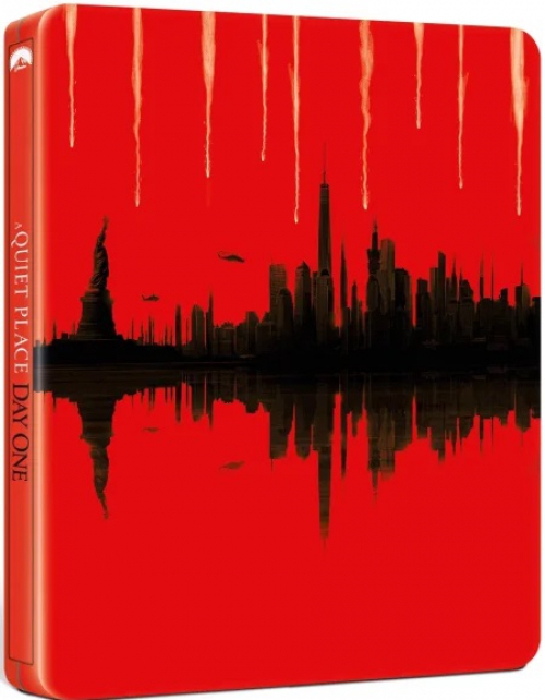 Michael Sarnoski - Hang Nélkül: Első nap (4K UHD Blu-ray + BD) *Limitált fémdobozos változat* *Steelbook* *Import-Angol hangot és Angol feliratot tartalmaz* 