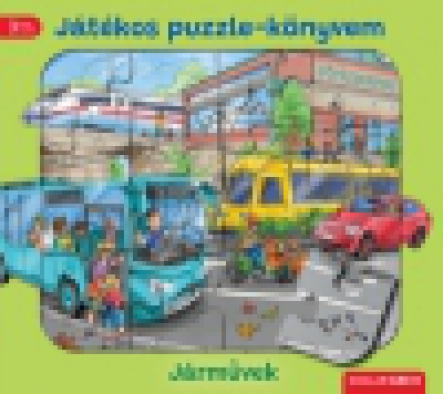 Játékos puzzle-könyvem: Járművek