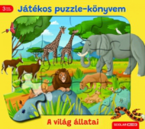 Steffi Korda - Játékos puzzle-könyvem: A világ állatai