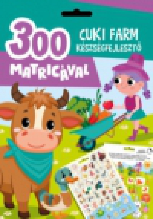 Cuki farm készségfejlesztő - 300 matricával